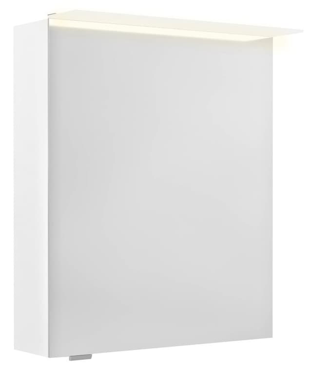 LINEX szafka z lustrem, oświetlenie LED, 60x70x15cm, lewa/prawa, biała