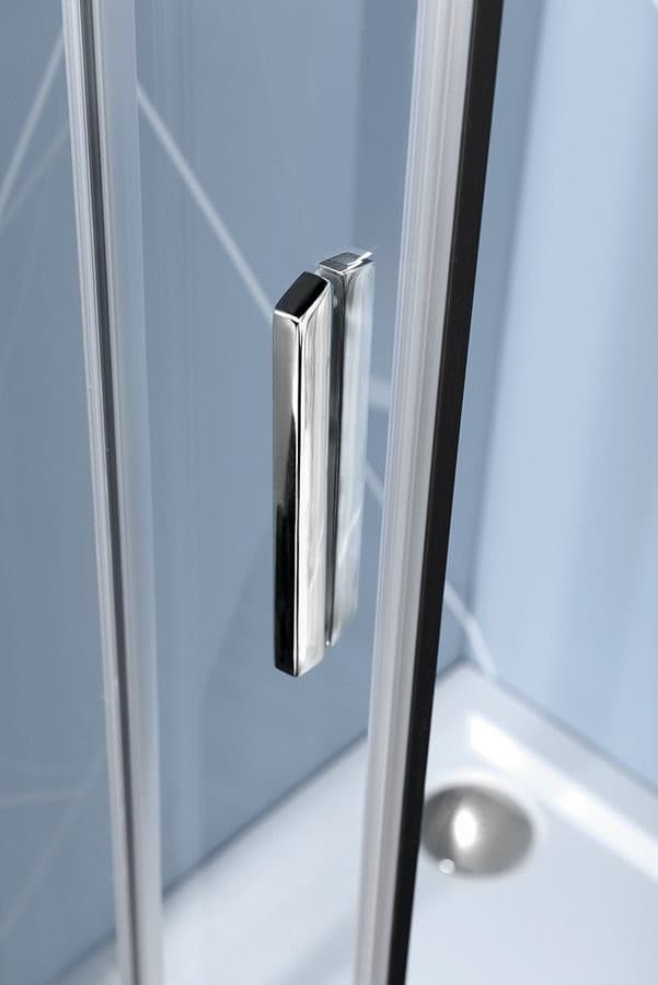 EASY kabina prysznicowa półokrągła 1100x800mm, L/R, szkło czyste