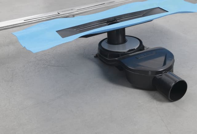 SLIM RIVER odpływ liniowy ze stali nierdzewnej z rusztem, L.400-1000, DN50