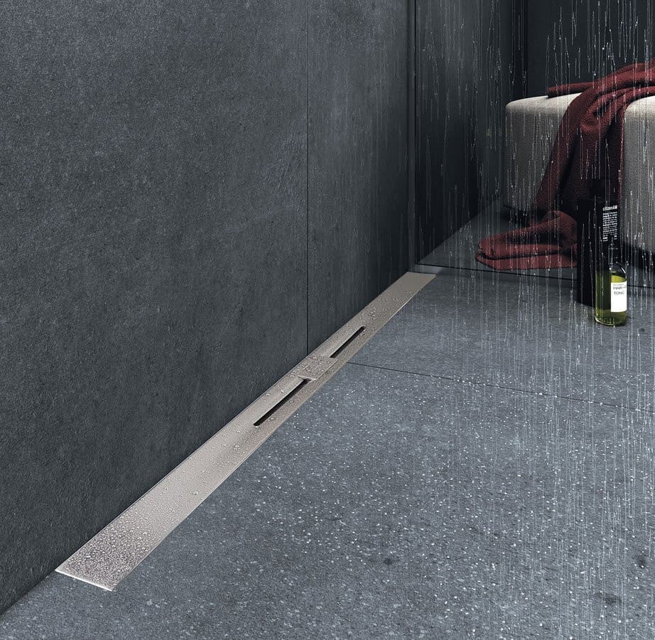 SLIM RIVER odpływ liniowy ze stali nierdzewnej z rusztem, L.400-1000, DN50