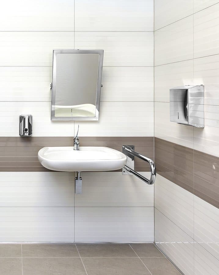 HANDICAP poręcz wspierająca typ-U 600mm, stal nierdzewna polerowana