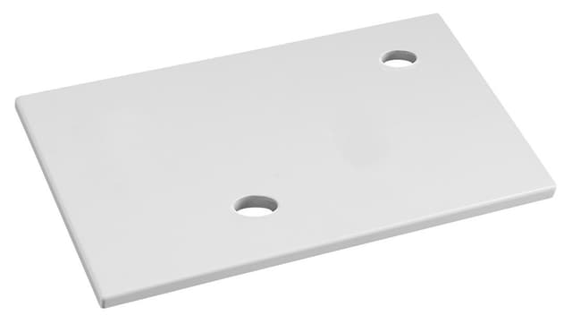 MINOR blat pod umywalkę 40x22,5cm, bateria po prawej stronie, kompozyt, biały
