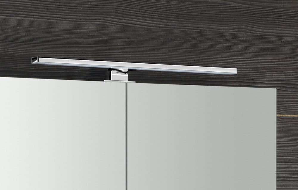 RIWA LED szafka z lustrem, oświetlenie LED, 81x70x17cm, biały połysk