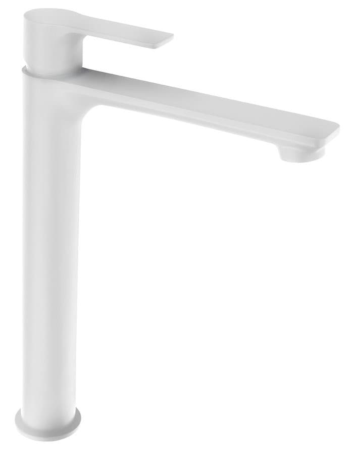 PAX bateria umywalkowa wysoka z przedłużoną wylewką, biały mat