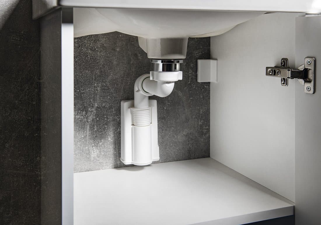 MURALES syfon umywalkowy oszczędzający miejsce, 5/4", korek 32mm, biały