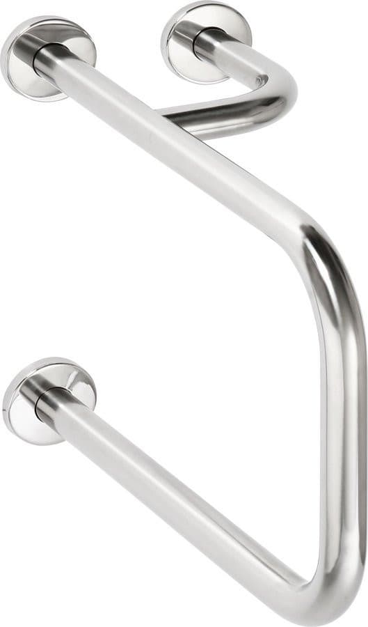 HANDICAP poręcz wspierająca prawa 760mm, stal nierdzewna polerowana