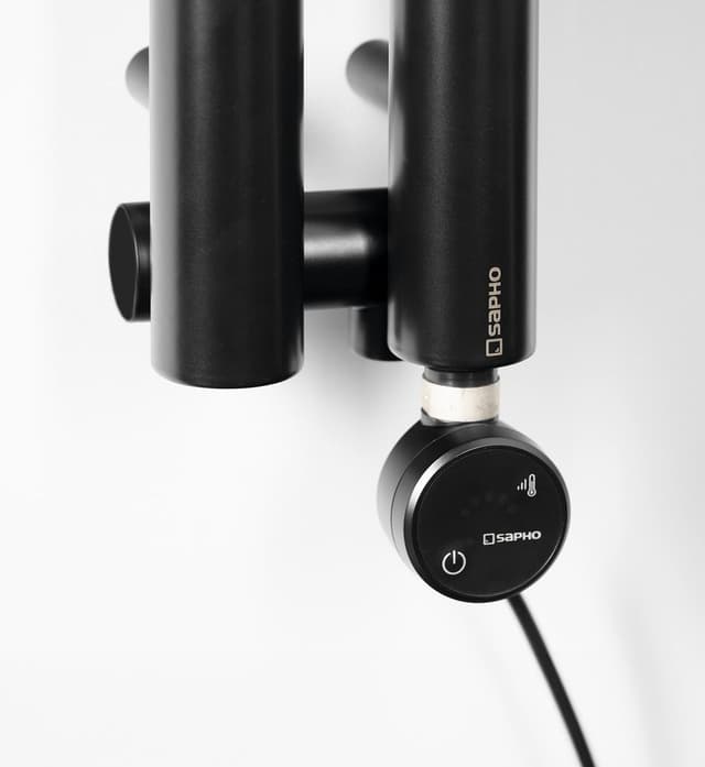 MOA grzałka elektryczna z termostatem, bluetooth, 200 W, czarna