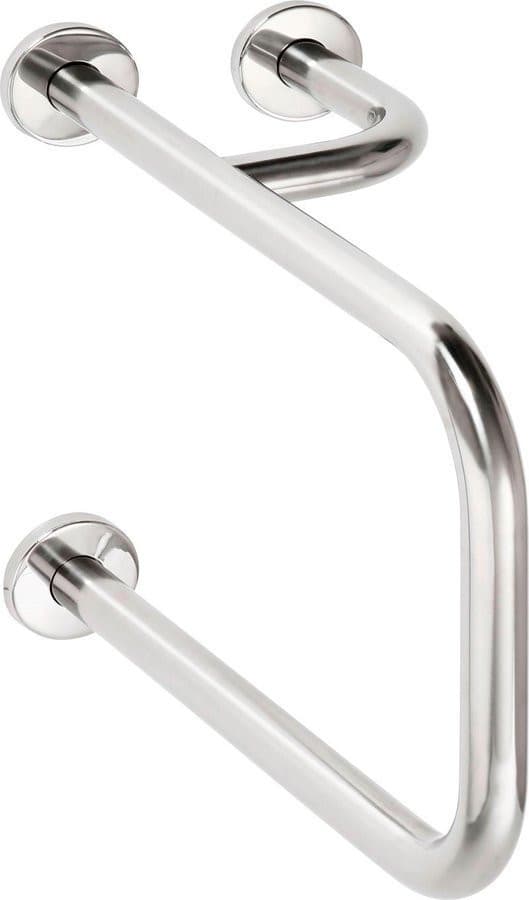 HANDICAP poręcz wspierająca prawa 500mm, stal nierdzewna polerowana