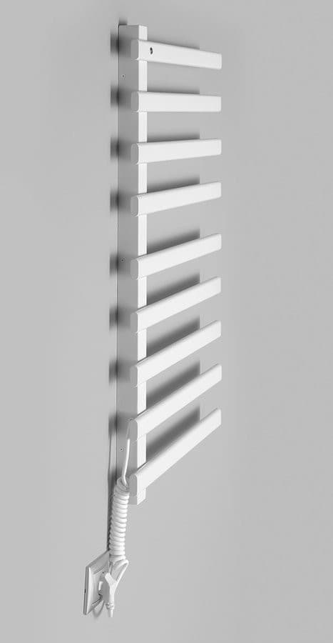 ELCOR elektryczna suszarka na ręczniki 480x920x50 mm, 128 W, biały mat