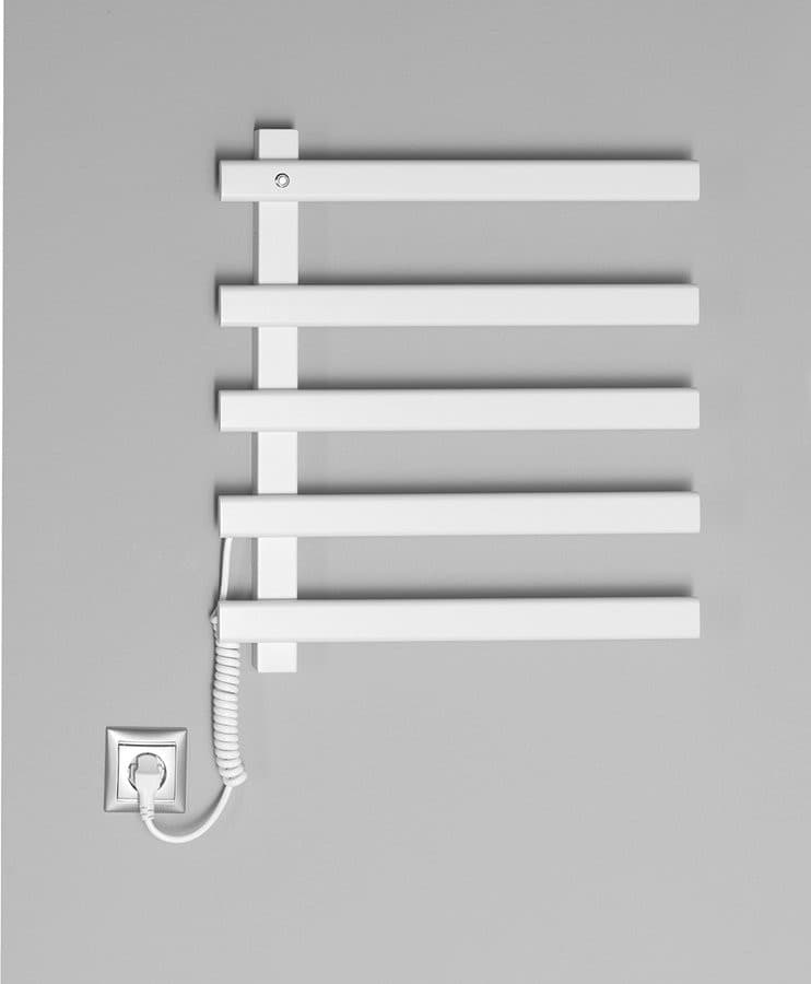 ELCOR elektryczna suszarka na ręczniki 480x520x50 mm, 63 W, biały mat