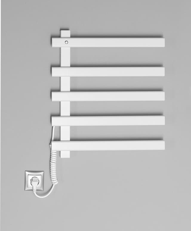 ELCOR elektryczna suszarka na ręczniki 480x520x50 mm, 63 W, biały mat