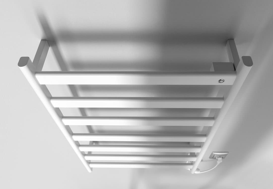 ELIAS elektryczna suszarka na ręczniki 490x730x110 mm, 105 W, biały mat