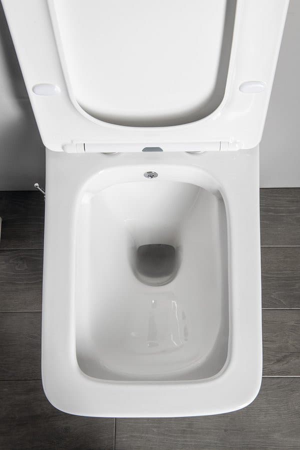 PORTO CLEANWASH WC wiszące Rimless, z prysznicem bidetowym i baterią, 36x52cm, biały