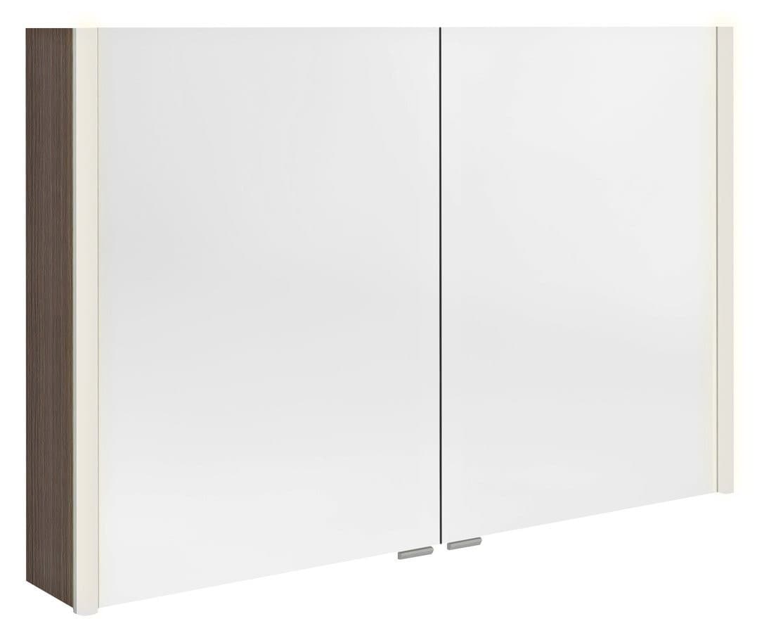 ALIX szafka z lustrem, oświetlenieLED 106x70x17,5cm, sosna rustykalna