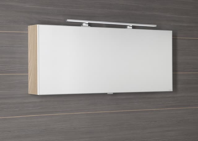 CLOE szafka z lustrem z oświetleniem LED, 120x50x18cm, wiąz Bardini