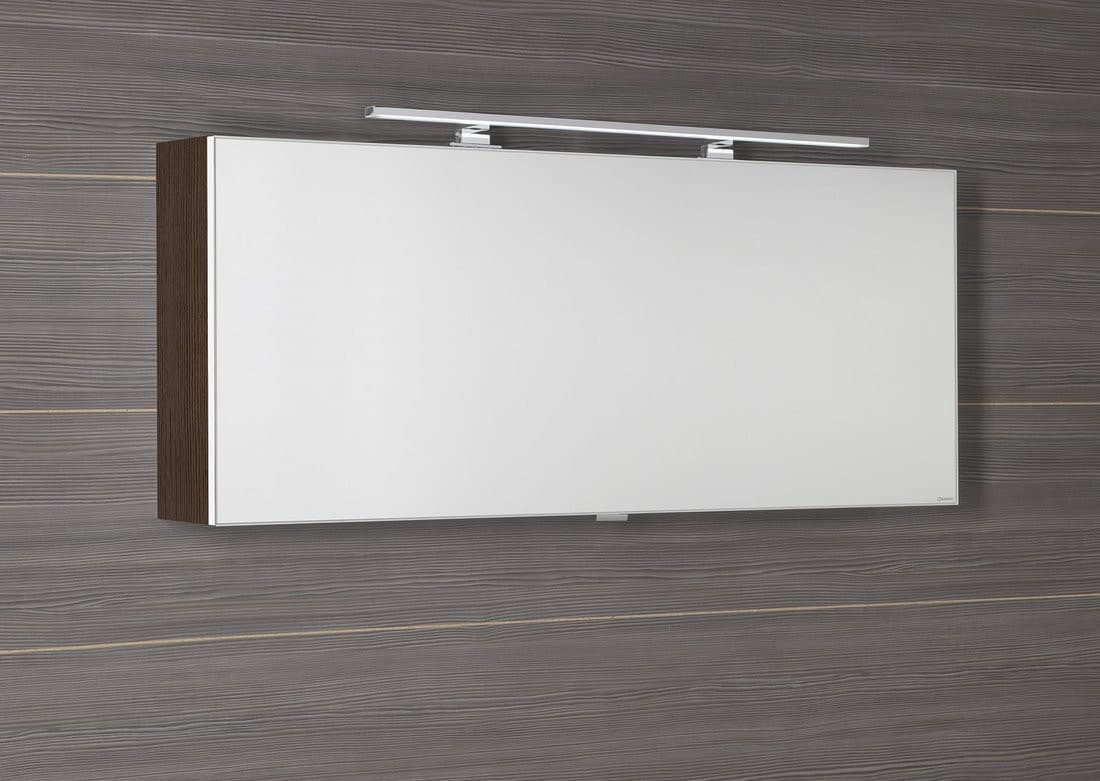 CLOE szafka z lustrem z oświetleniem LED, 120x50x18cm, sosna rustykalna