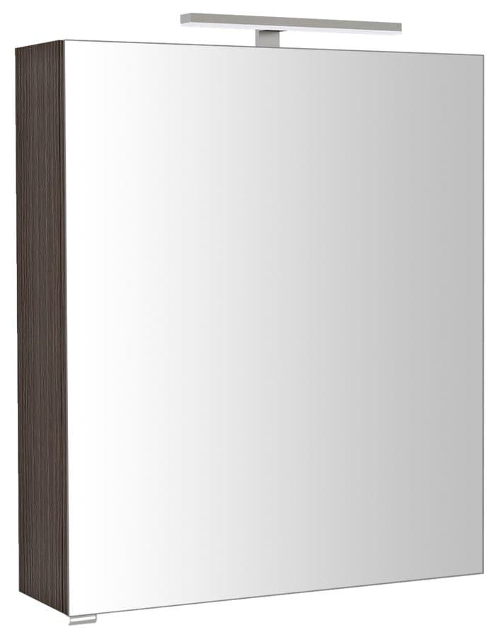 RIWA szafka z lustrem, oświetlenie LED, 60x70x17cm, sosna rustykalna