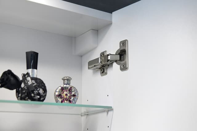 RIWA szafka z lustrem, oświetlenie LED, 101x70x17cm, wiąz Bardini