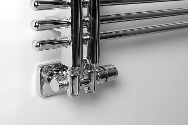 TWIN COMBI zestaw przyłączeniowy zespolony termostatyczny, prawy, chrom