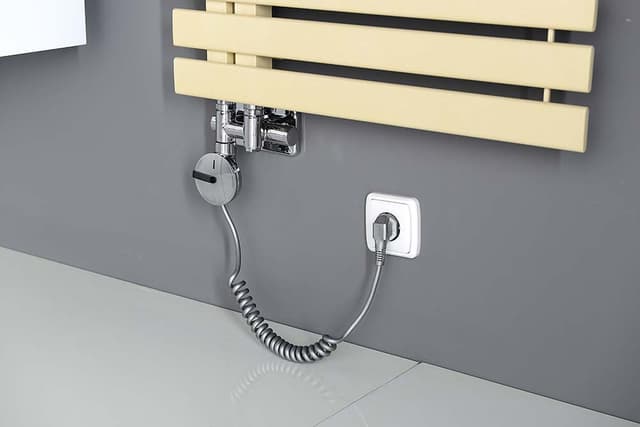 TWIN COMBI zestaw przyłączeniowy zespolony, prawy, rozstaw 50mm, chrom