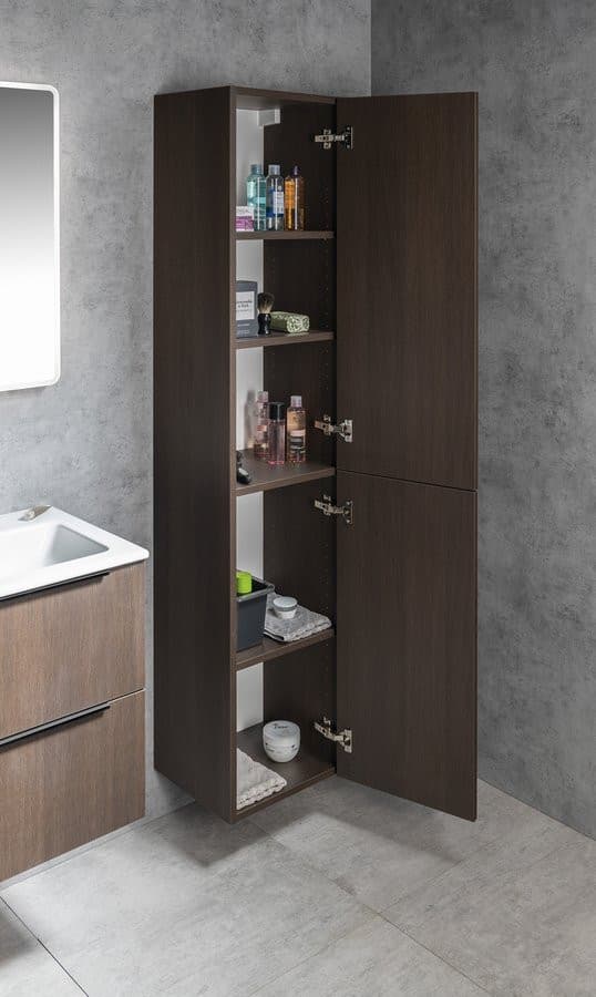 ESPACE słupek wysoki 35x172x32cm, 2 drzwiczki, lewa/prawa, sosna rustykalna