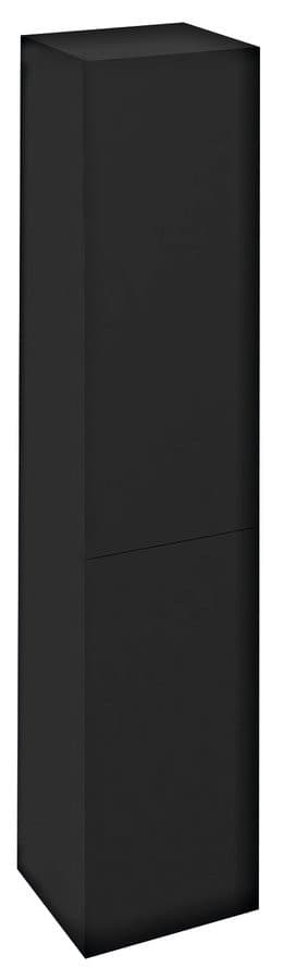 ESPACE słupek wysoki 35x172x32cm, 2 drzwiczki, lewa/prawa, czarny mat