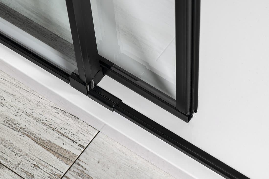 ALTIS BLACK prostokątna kabina prysznicowa 1300x800 mm, wariant L/P