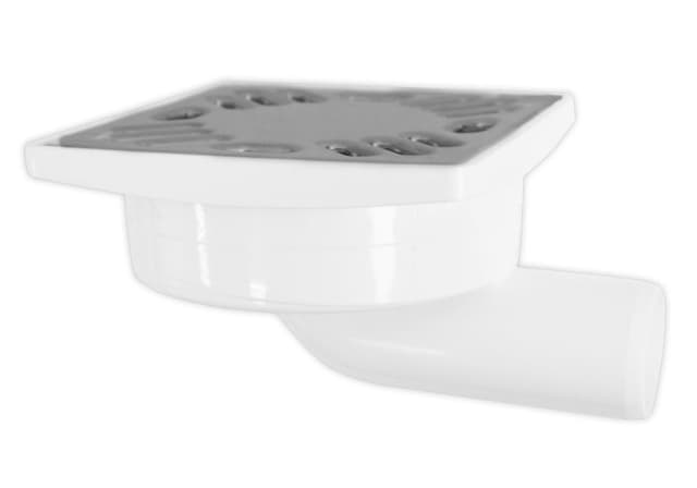 Kratka ściekowa 103x103 boczna, DN40, stal nierdzewna polerowana