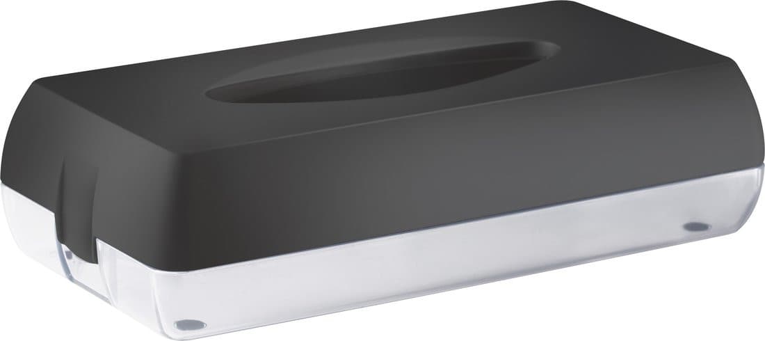 COLORED dozownik ręczników papierowych, 27x13x7cm, ABS, czarny mat