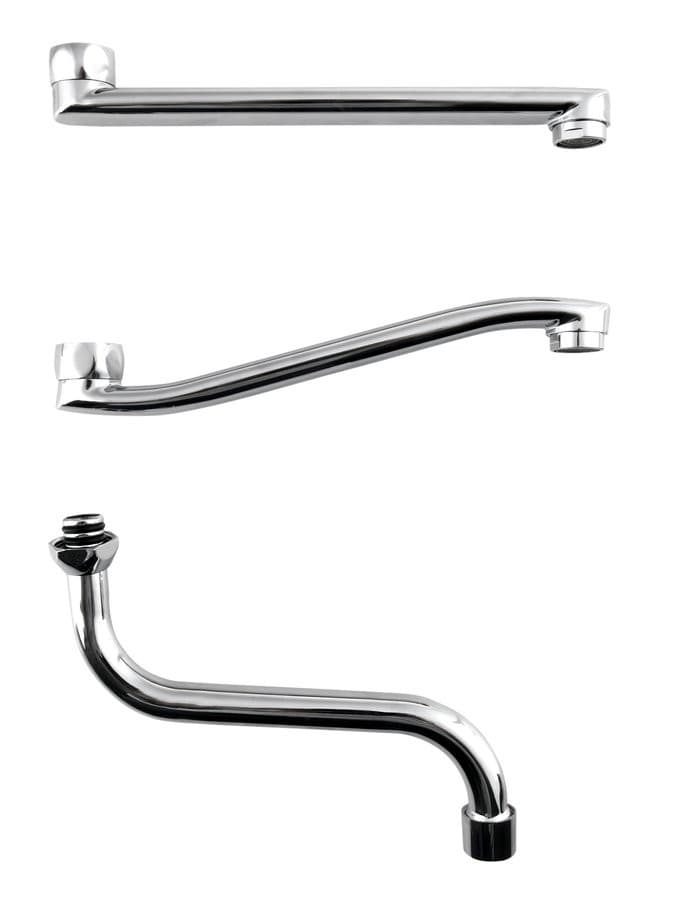 AQUALINE 35 bateria umywalkowa ścienna 3/4", rozstaw 100mm, bez wylewki, chrom