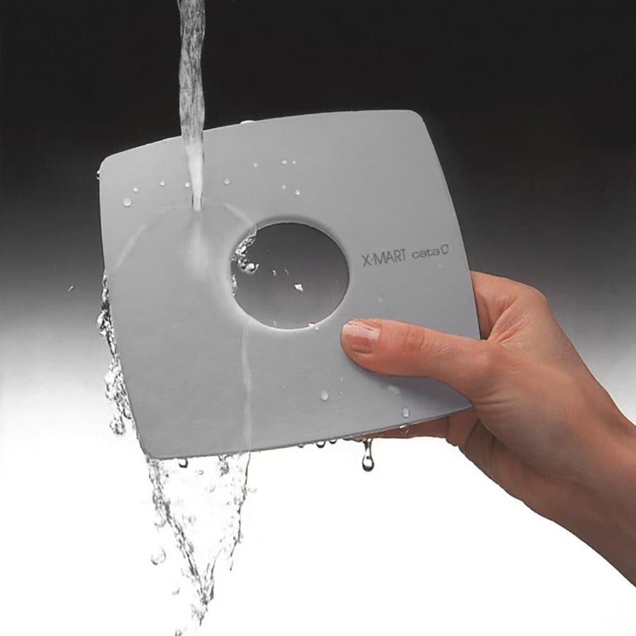 X - MART 15 wentylator łazienkowy, 25W, wylot 150mm, stal nierdzewna mat