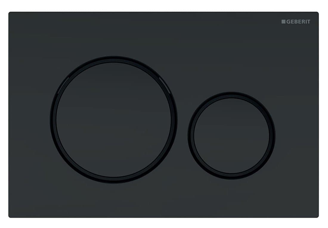 GEBERIT SIGMA20 przycisk spłukujący, Easy-to clean/czarny mat