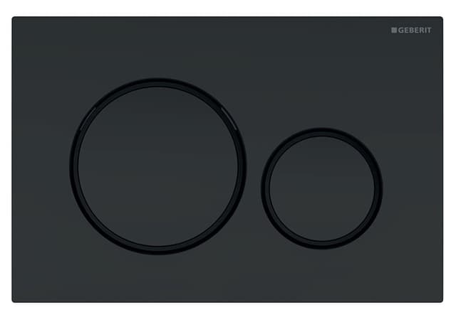 GEBERIT SIGMA20 przycisk spłukujący, Easy-to clean/czarny mat