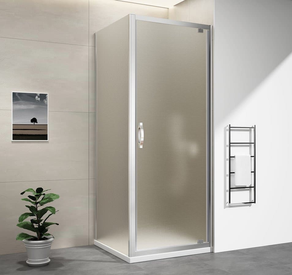 SIGMA SIMPLY kabina prysznicowa 800x900mm, drzwi obrotowe, L/P, szkło brick