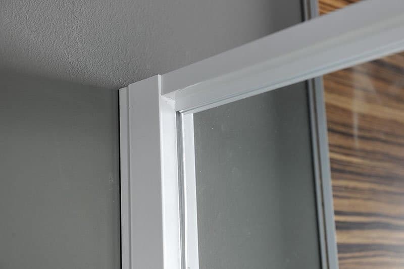 AMICO drzwi prysznicowe zawiasowe 1040-1220x1850mm, szkło czyste