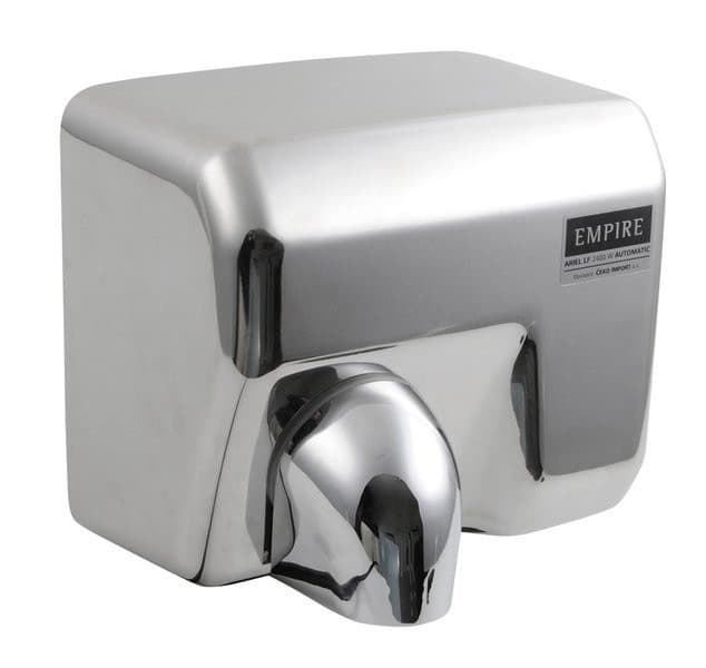 EMPIRE elektryczna suszarka do rąk, bezdotykowa 230 V, 2400 W, 278x243x213 mm, stal nierdzewna mat