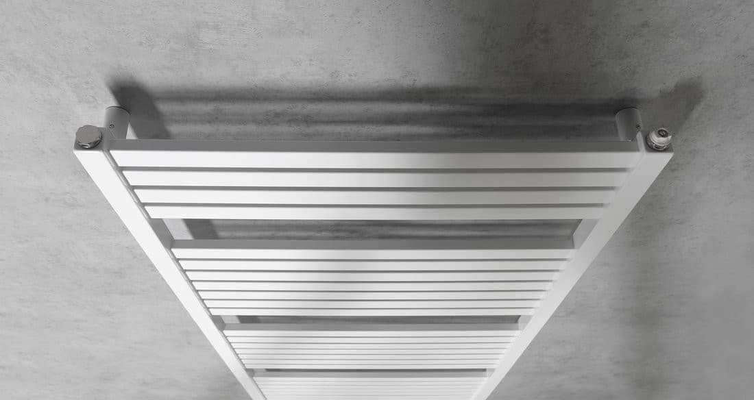 TONDI grzejnik łazienkowy 600x1690 mm, podłączenie centralne, biały