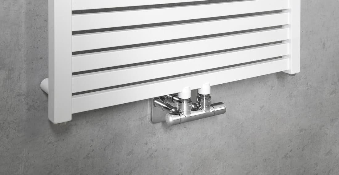 TONDI grzejnik łazienkowy 600x1690 mm, podłączenie centralne, biały