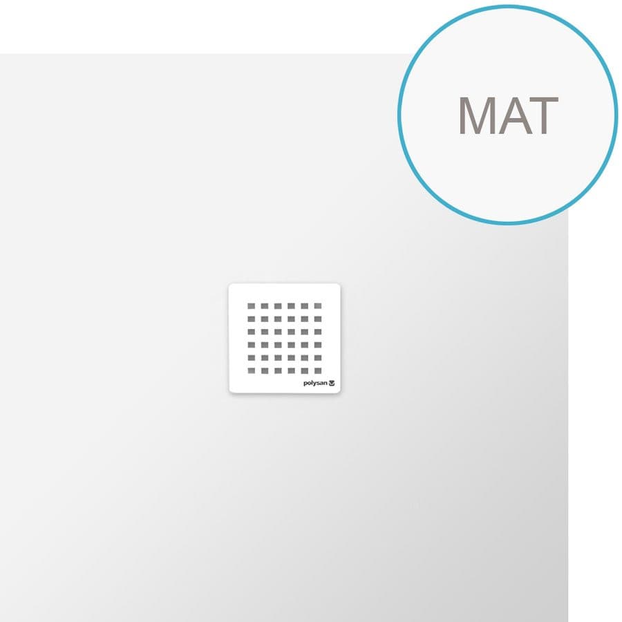 FLEXIA brodzik kompozytowy z możliwością docinania 90x90cm, biały mat