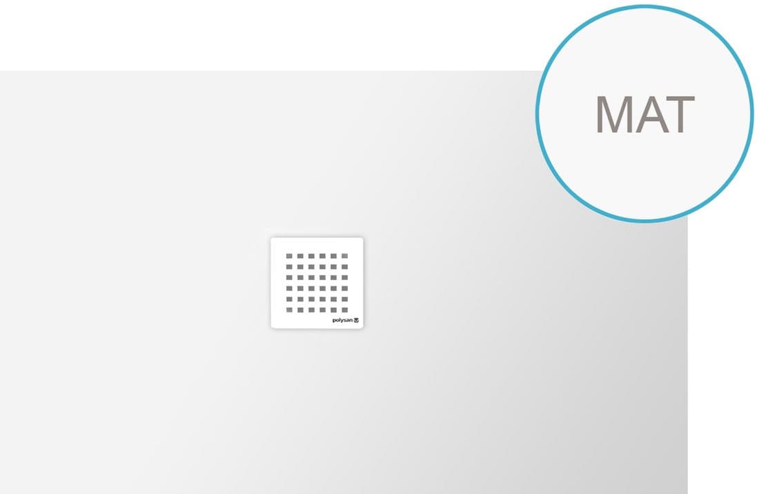 FLEXIA brodzik kompozytowy z możliwością docinania 130x80cm, biały mat