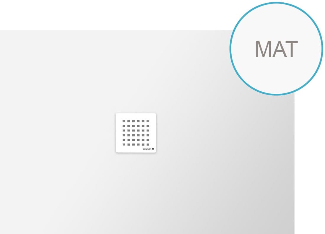 FLEXIA brodzik kompozytowy z możliwością docinania 130x90cm, biały mat