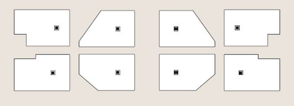 FLEXIA brodzik kompozytowy z możliwością docinania 130x90cm, biały mat