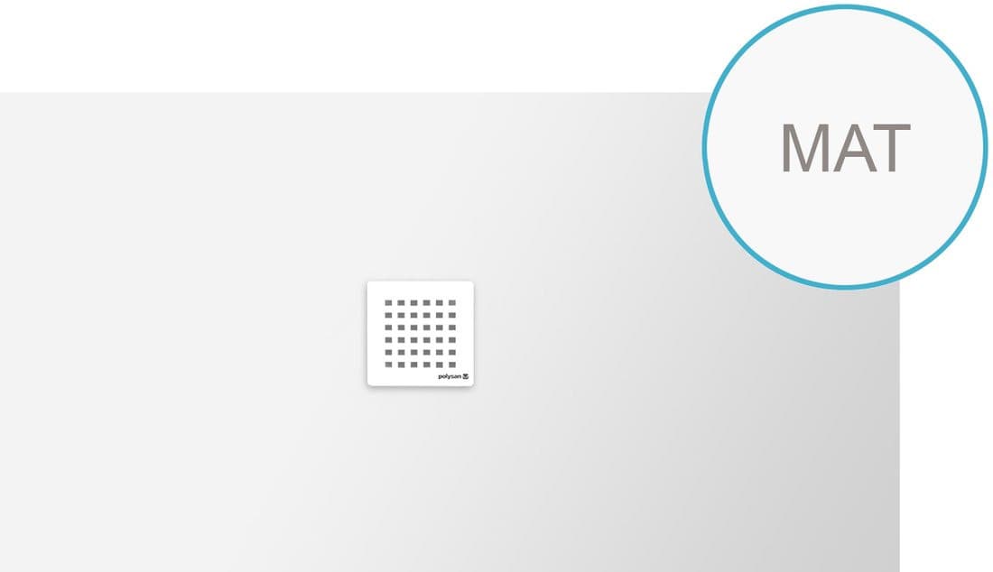 FLEXIA brodzik kompozytowy z możliwością docinania 150x80cm, biały mat