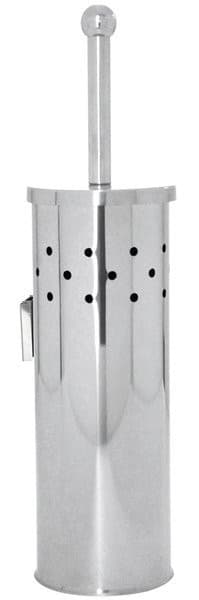 SIMPLE LINE szczotka WC z otworami, zawieszana, stal nierdzewna polerowana
