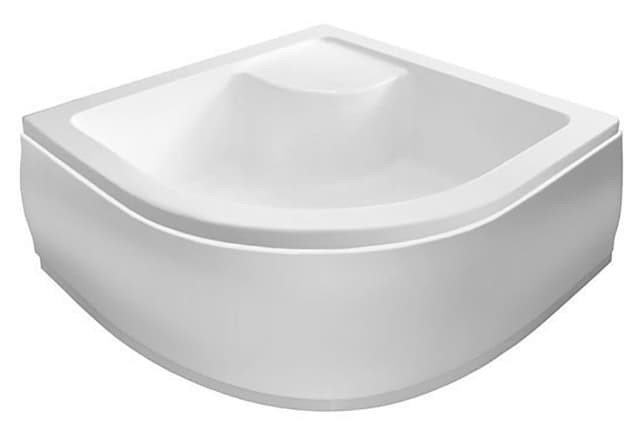 Brodzik prysznicowy, akrylowy półokrągły 90x90x28cm z nóżkami, R550