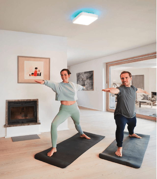 ORBIS BACKLIGHT lampa sufitowa, 350x350mm, WIFI RGB + ściemnianie, 2800lm, 28W, IP20, biały