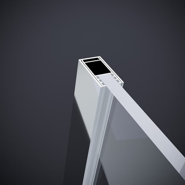 ROLLS prostokątna kabina prysznicowa 1100x800 mm, wariant L/R, szkło czyste