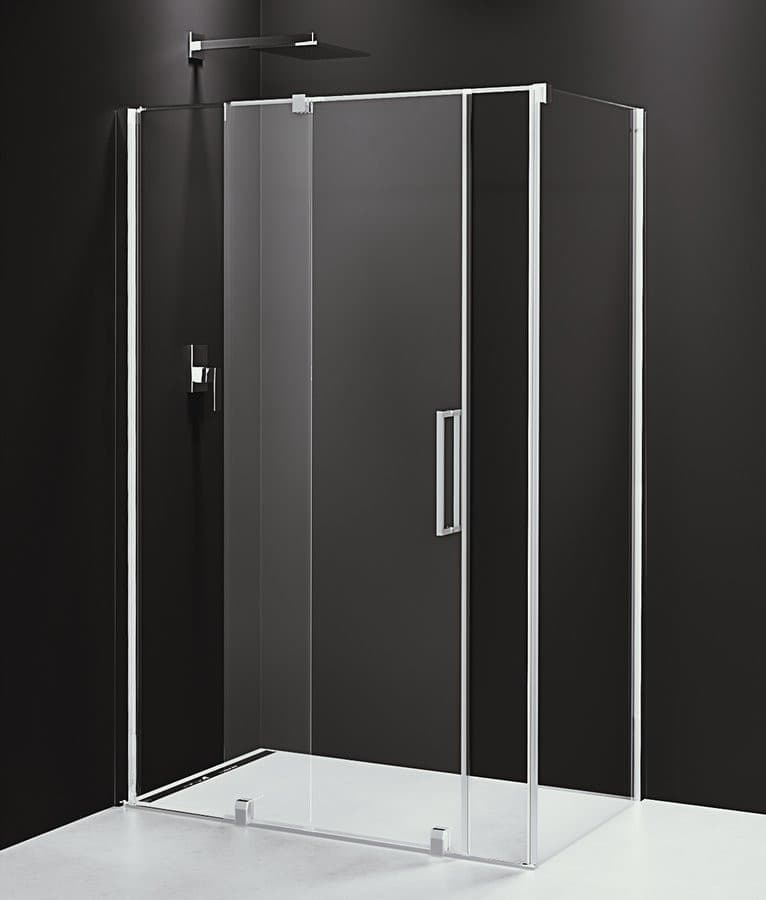 ROLLS kabina prysznicowa 1100x900 mm, wariant L/R, szkło czyste