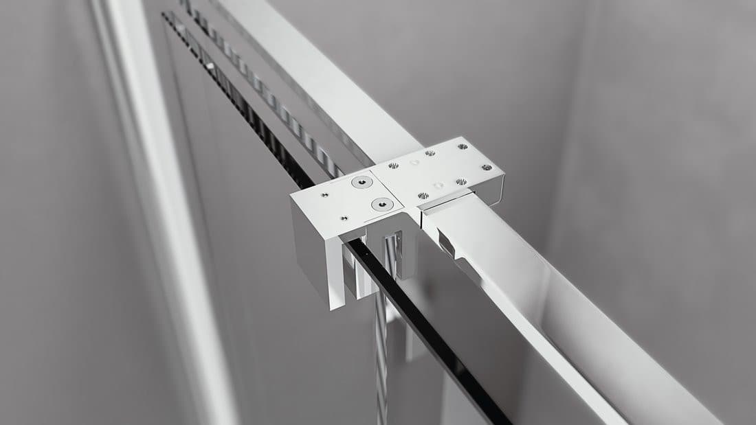 ROLLS kabina prysznicowa 1200x800 mm, wariant L/R, szkło czyste