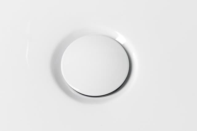 SET maskownica przelewu, odpływ wannowy 6/4", klik-klak, biały połysk